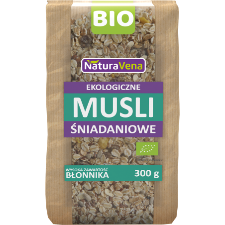 NATURAVENA Ekologiczne musli śnadaniowe 300g